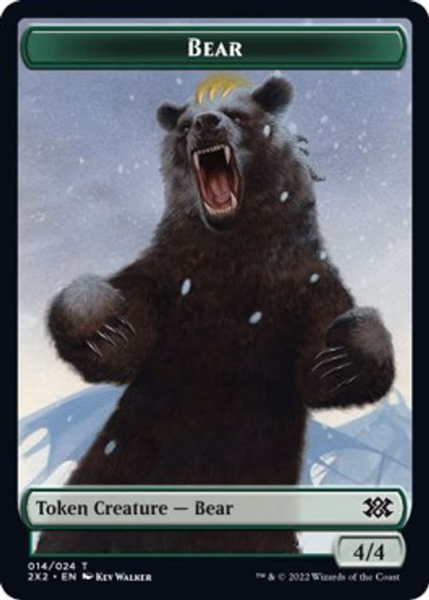 Bear // Phyrexian Golem Double-Sided Token