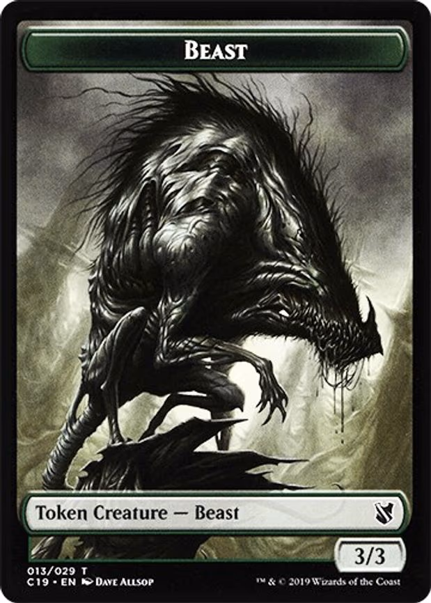 Beast (013) // Wurm Double-Sided Token