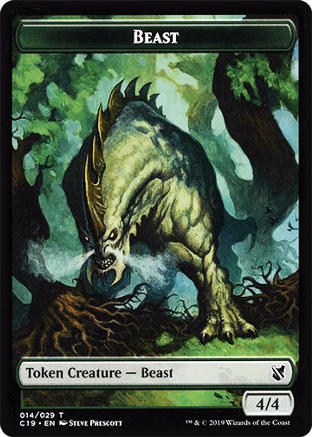 Beast (014) // Wurm Double-Sided Token