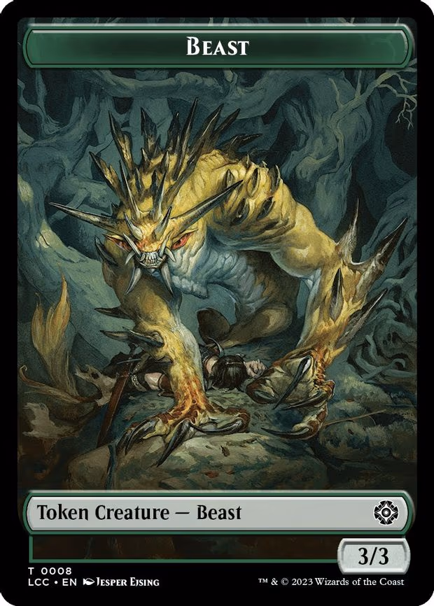 Beast // Merfolk (0003) Double-Sided Token