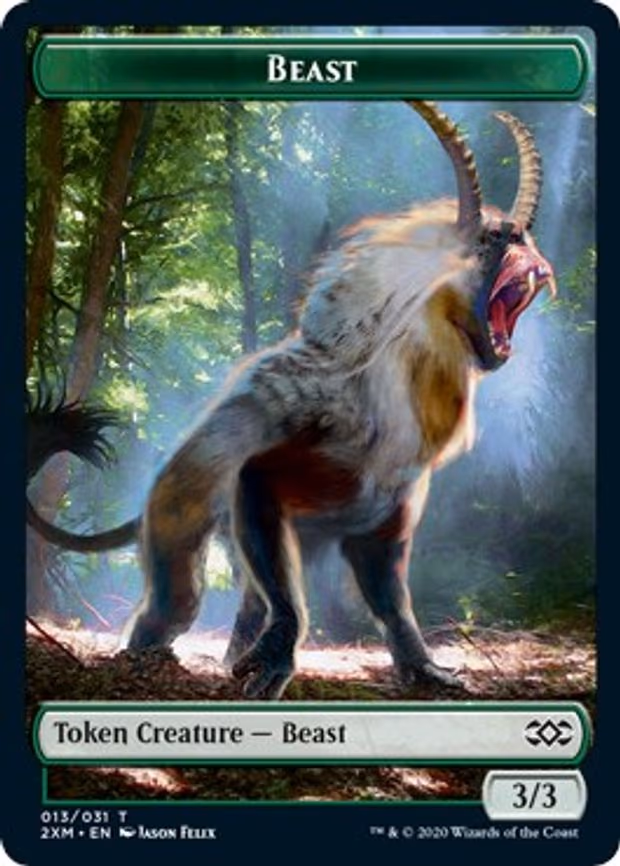 Beast // Treasure Double-Sided Token