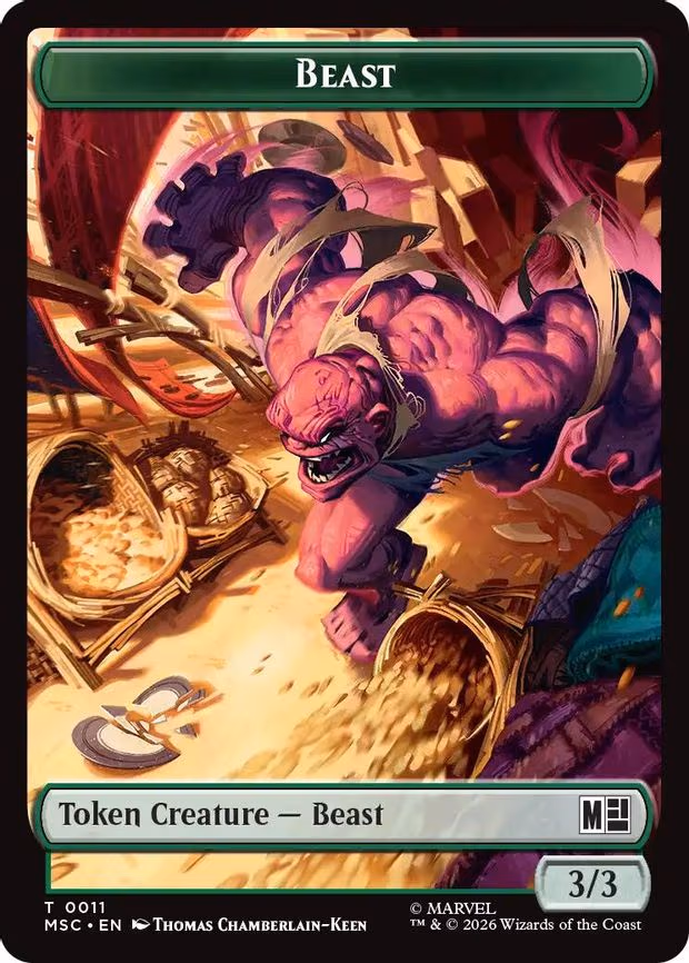 Beast // Vibranium Double-Sided Token