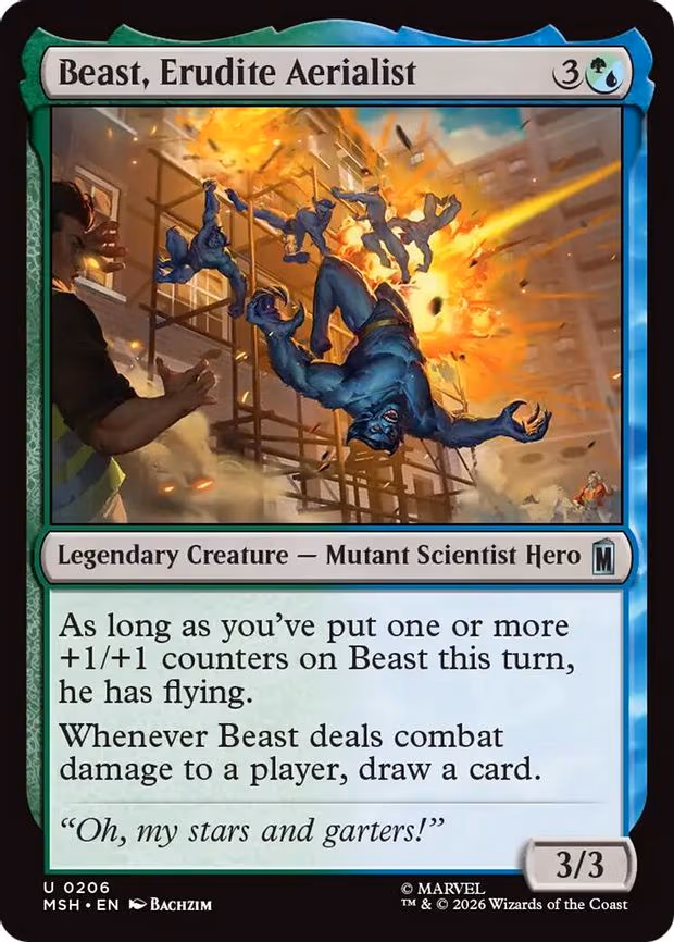 Beast, Erudite Aerialist - U (206)