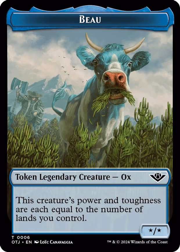Beau // Plot Double-Sided Token - T (6 // 20)
