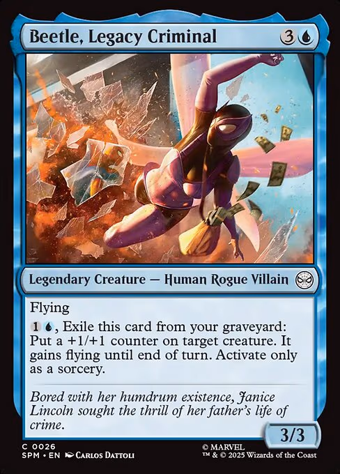 Beetle, Legacy Criminal