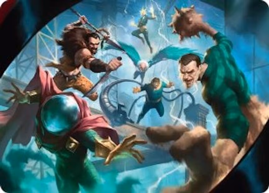 Behold the Sinister Six! Art Card