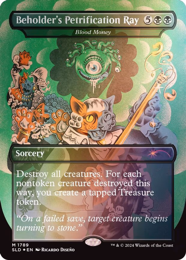 Beholder's Petrification Ray - Blood Money