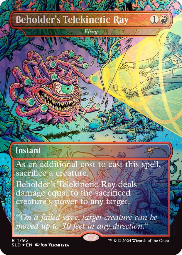 Beholder's Telekinetic Ray - Fling
