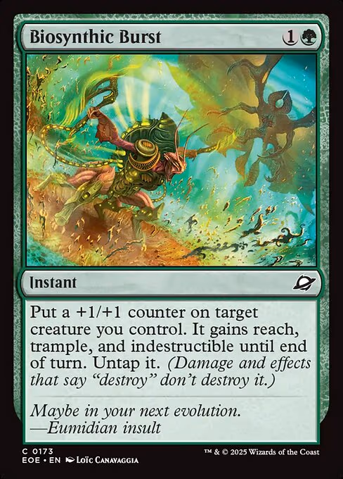 Biosynthic Burst