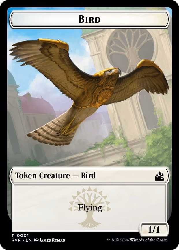 Bird // Angel (0003) Double-Sided Token - T (1 // 3)