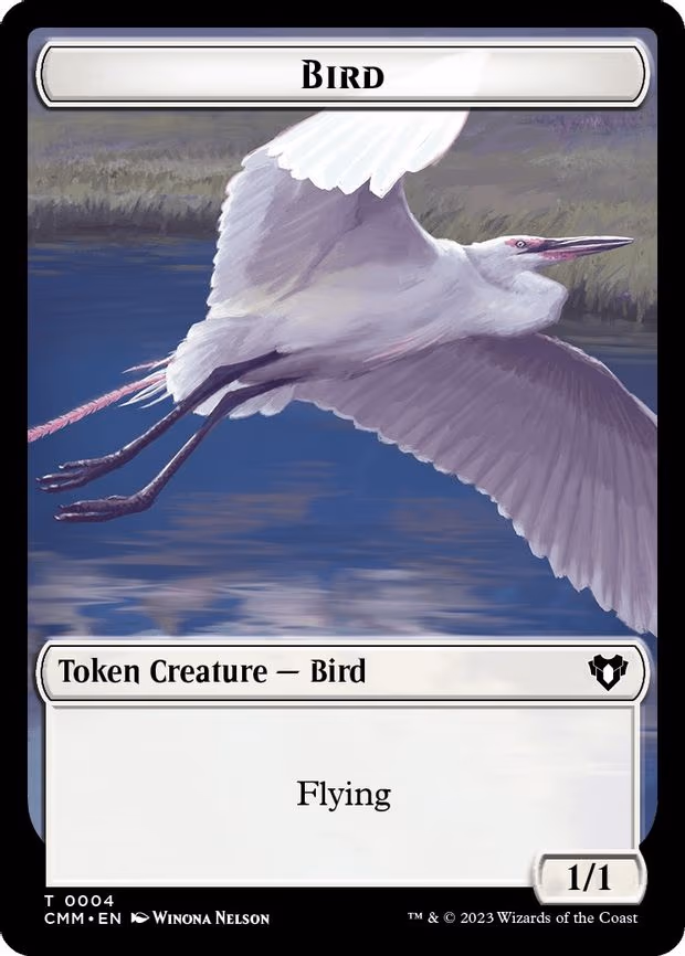 Bird // Demon Double-Sided Token