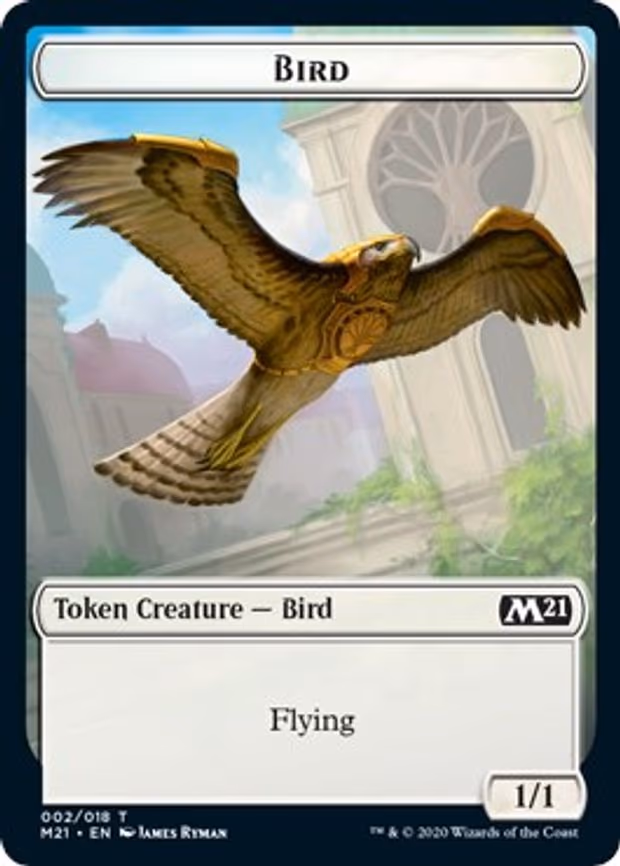 Bird // Demon Double-Sided Token