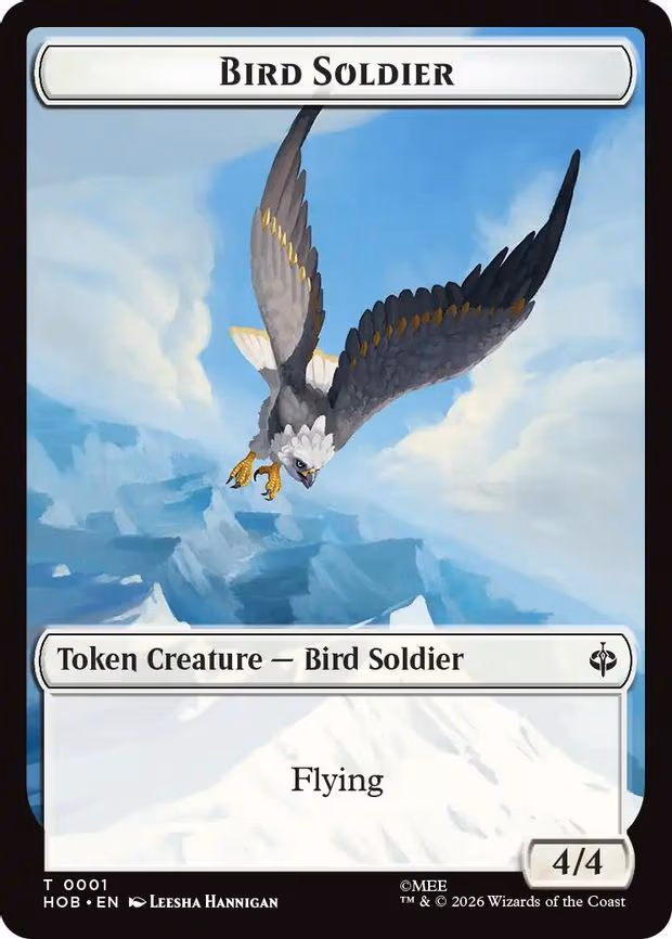 Bird Soldier // Axe Double-Sided Token - T (1 // 10)