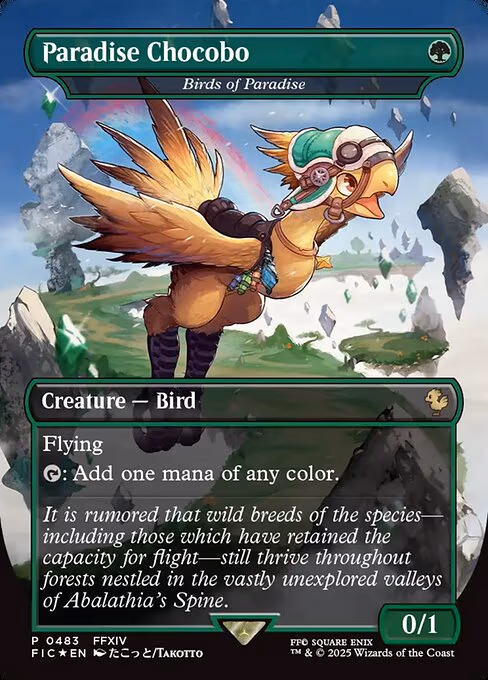 Paradise Chocobo - Birds of Paradise