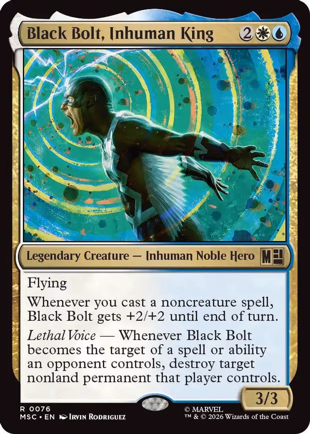 Black Bolt, Inhuman King - R (76)