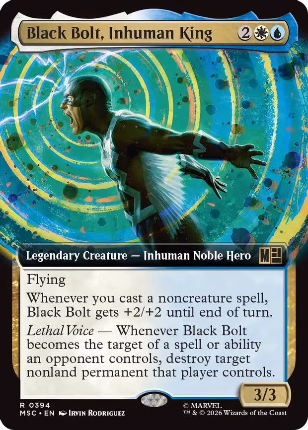 Black Bolt, Inhuman King - R (394)