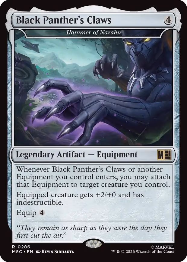 Black Panther's Claws - Hammer of Nazahn - R (286)