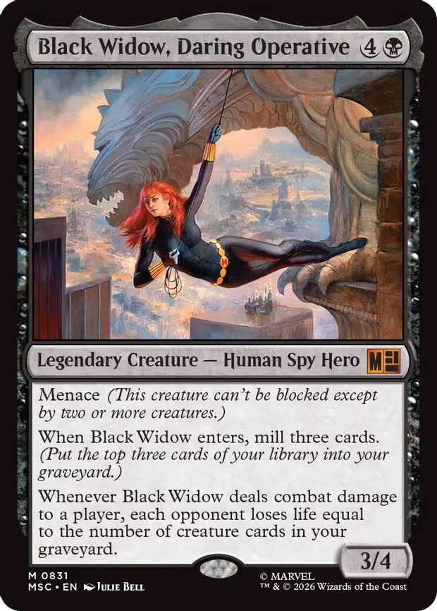 Black Widow, Daring Operative - M (831)