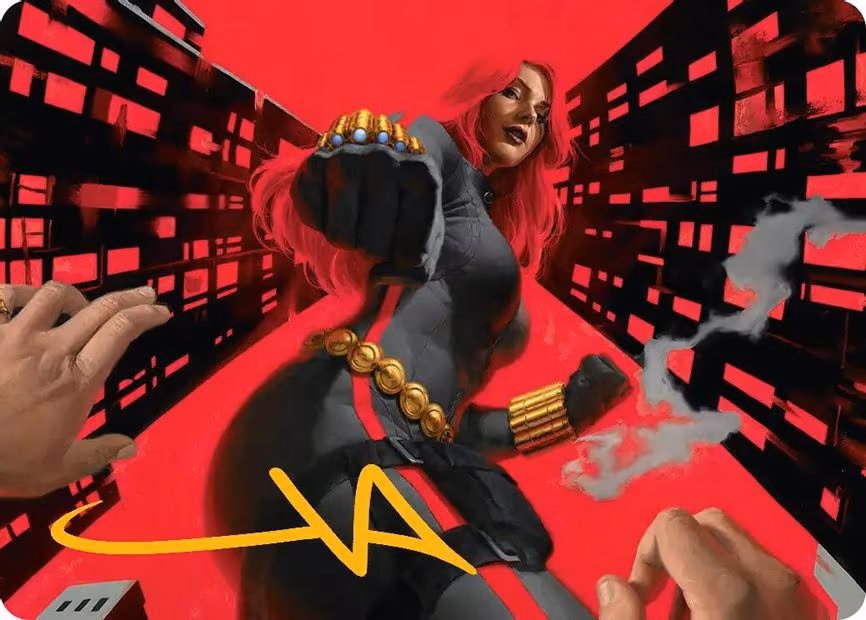 Black Widow, Deadly Hunter Art Card