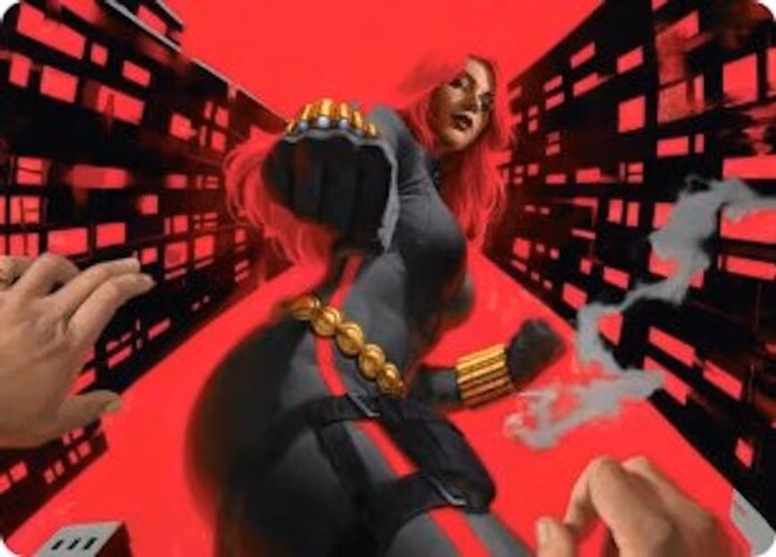 Black Widow, Deadly Hunter Art Card