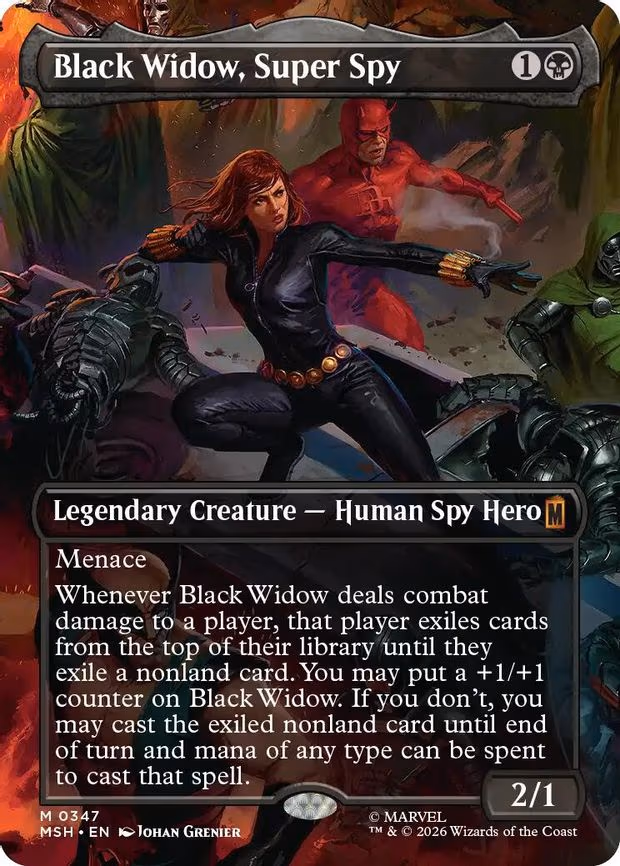 Black Widow, Super Spy - M (347)