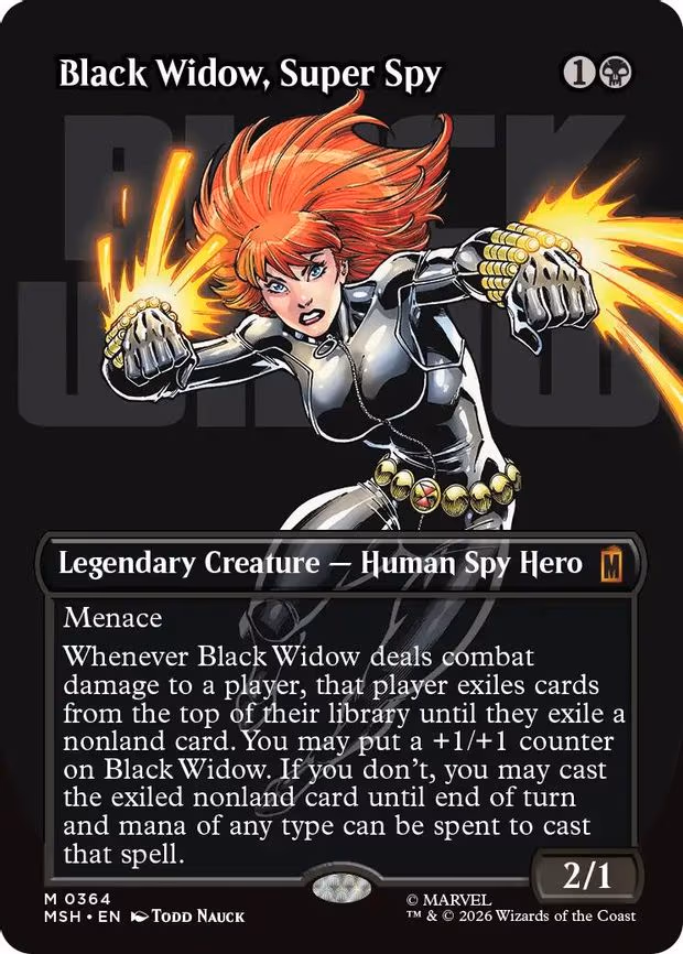 Black Widow, Super Spy - M (364)