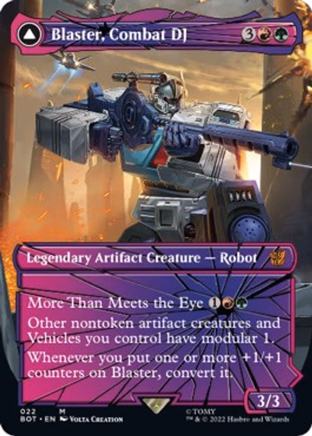 Blaster, Combat DJ (Shattered Glass)