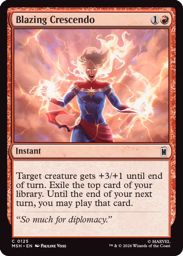 Blazing Crescendo - C (125)