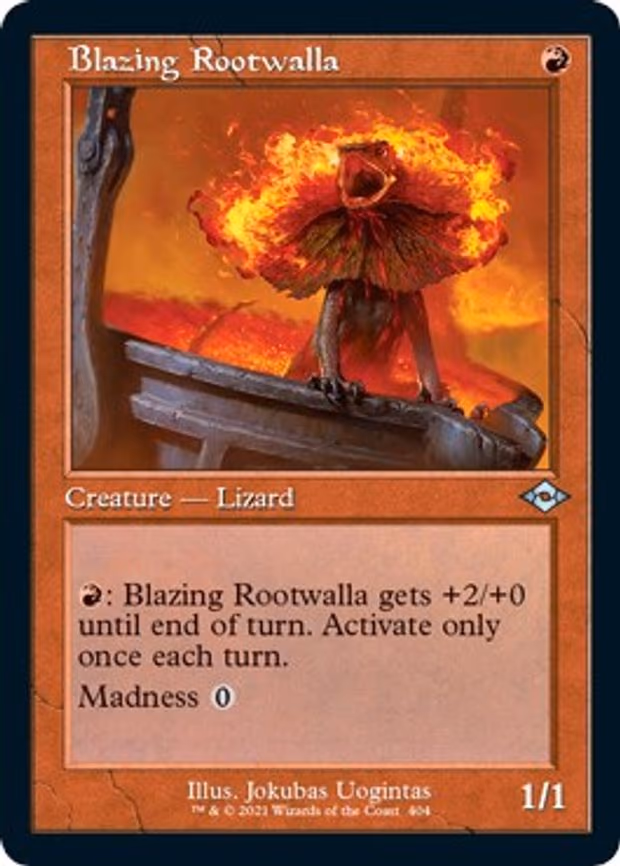 Blazing Rootwalla (Retro Frame)
