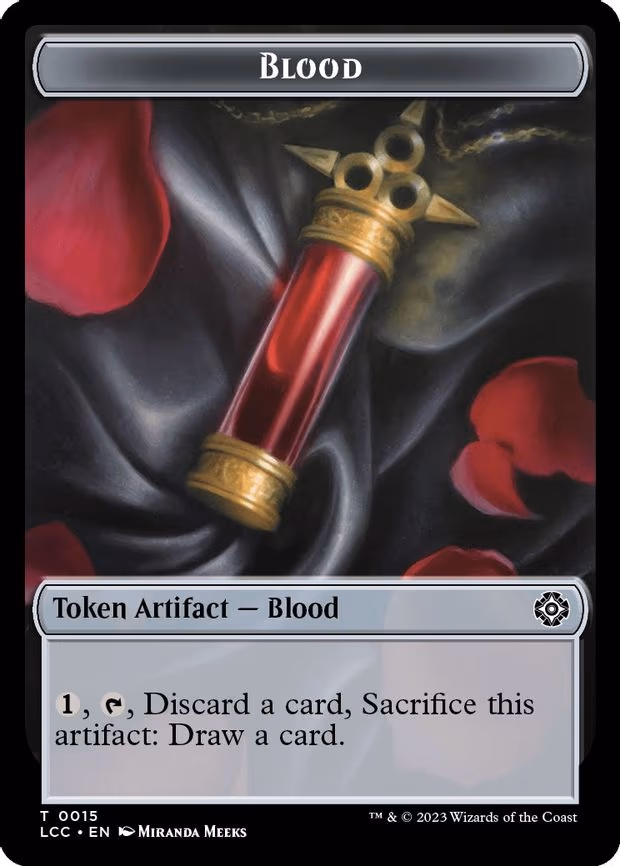 Blood // Vampire (0004) Double-Sided Token
