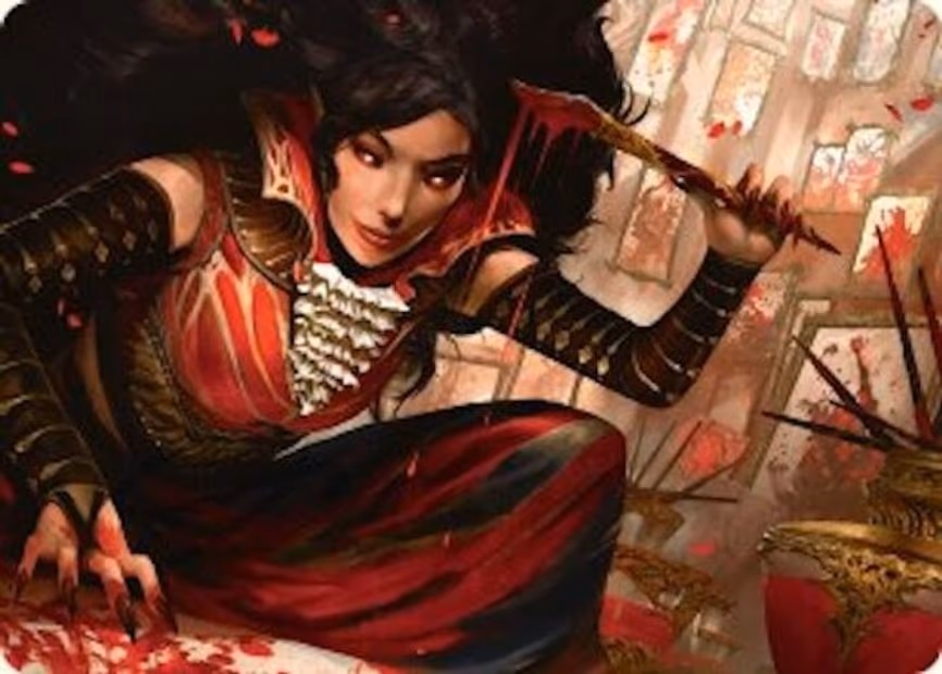 Blood Artist Art Card