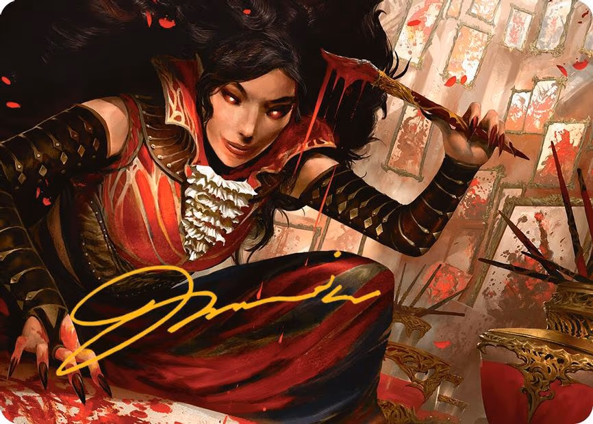 Blood Artist Art Card