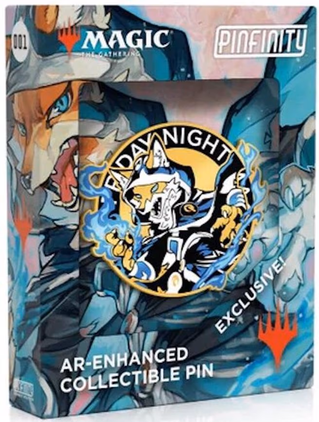 Bloomburrow - Pinfinity Friday Night Magic AR-Enhanced Pin + Commander Token (Jace)