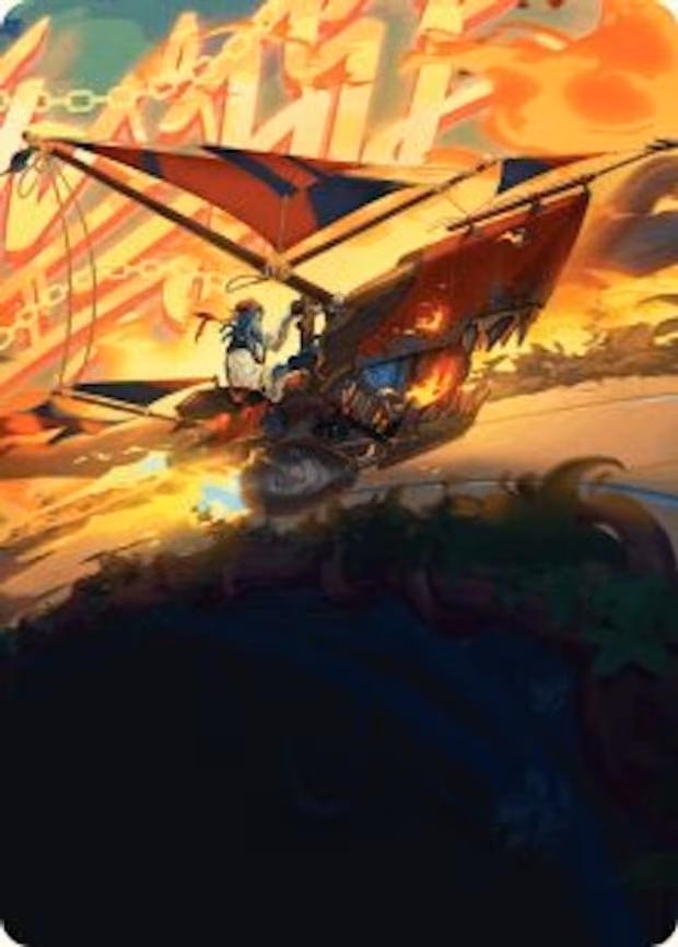 Boosted Sloop Art Card