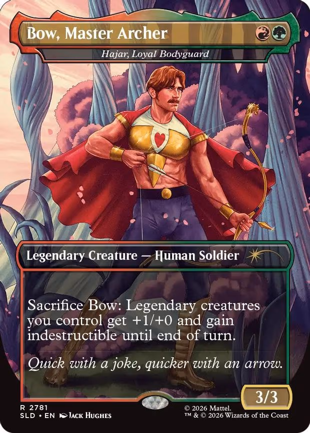 Bow, Master Archer - Hajar, Loyal Bodyguard - R (2781)
