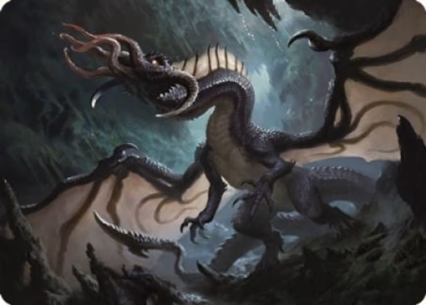 Brainstealer Dragon Art Card