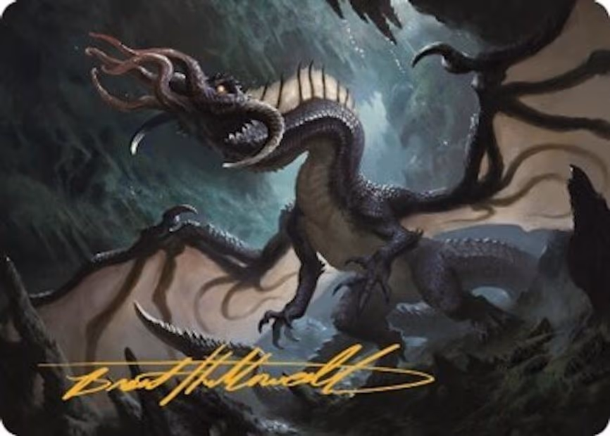 Brainstealer Dragon Art Card
