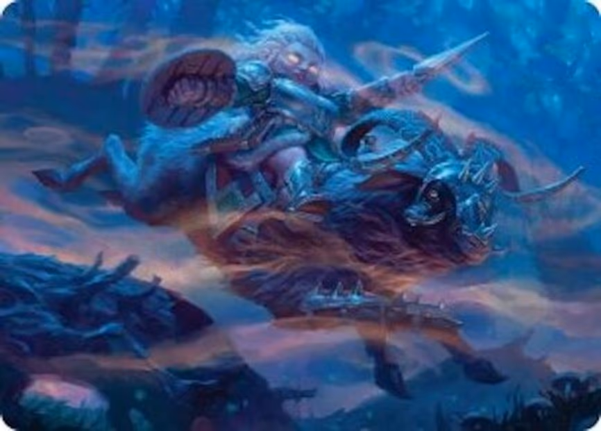 Bristlebane Outrider Art Card