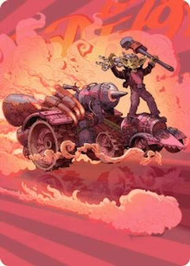 Burner Rocket Art Card