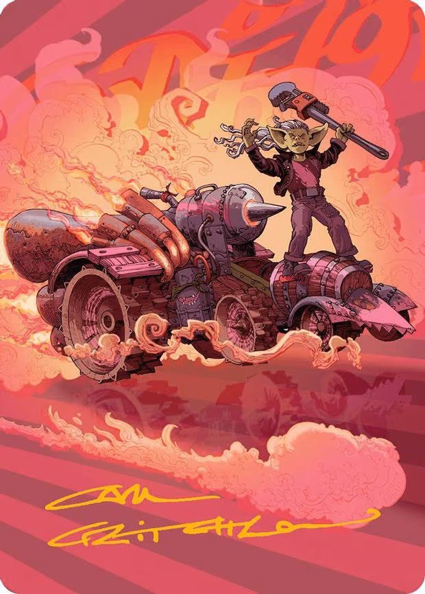 Burner Rocket Art Card