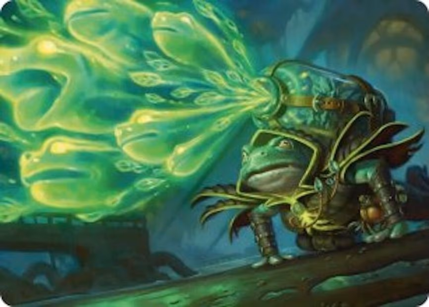 Burrog Barrage Art Card