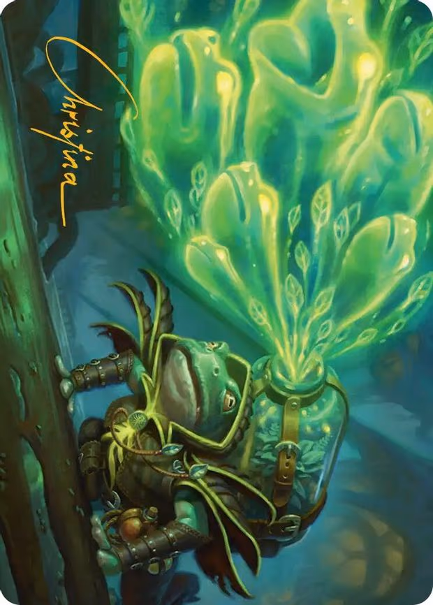 Burrog Barrage Art Card