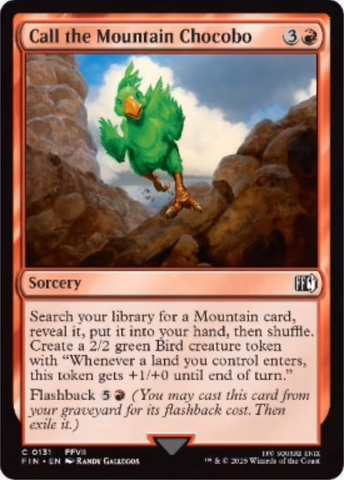 Call the Mountain Chocobo