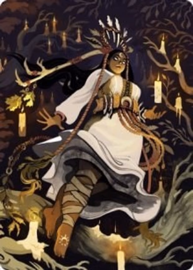 Candlegrove Witch Art Card