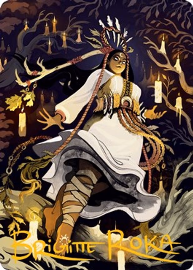 Candlegrove Witch Art Card