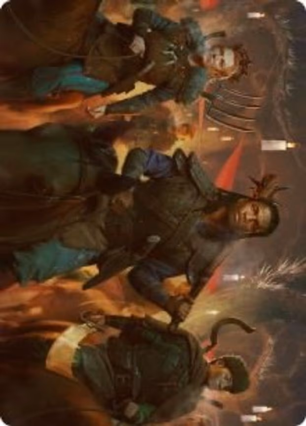 Candlelit Cavalry Art Card