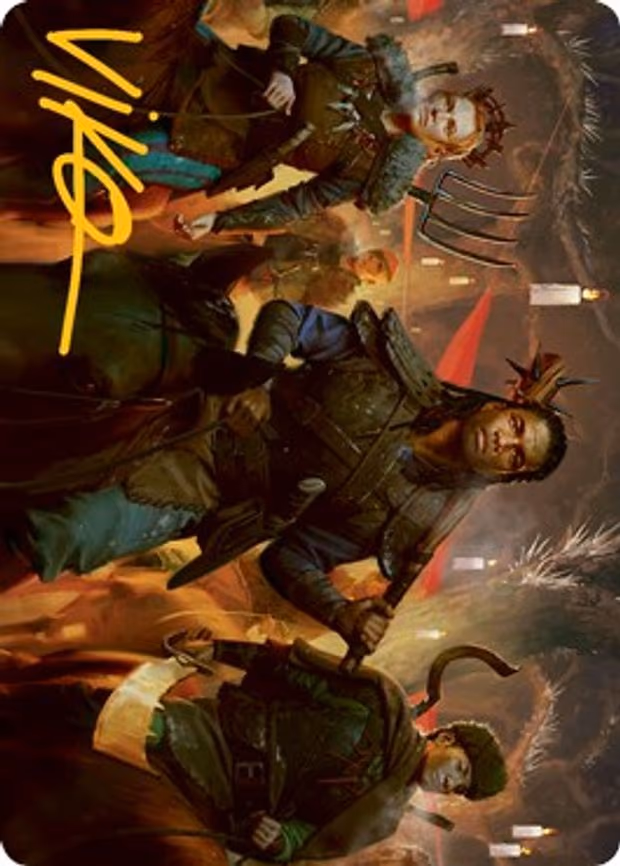 Candlelit Cavalry Art Card