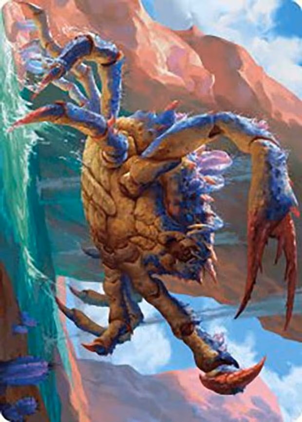 Canyon Crab Art Card