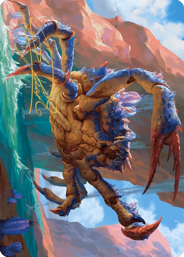 Canyon Crab Art Card