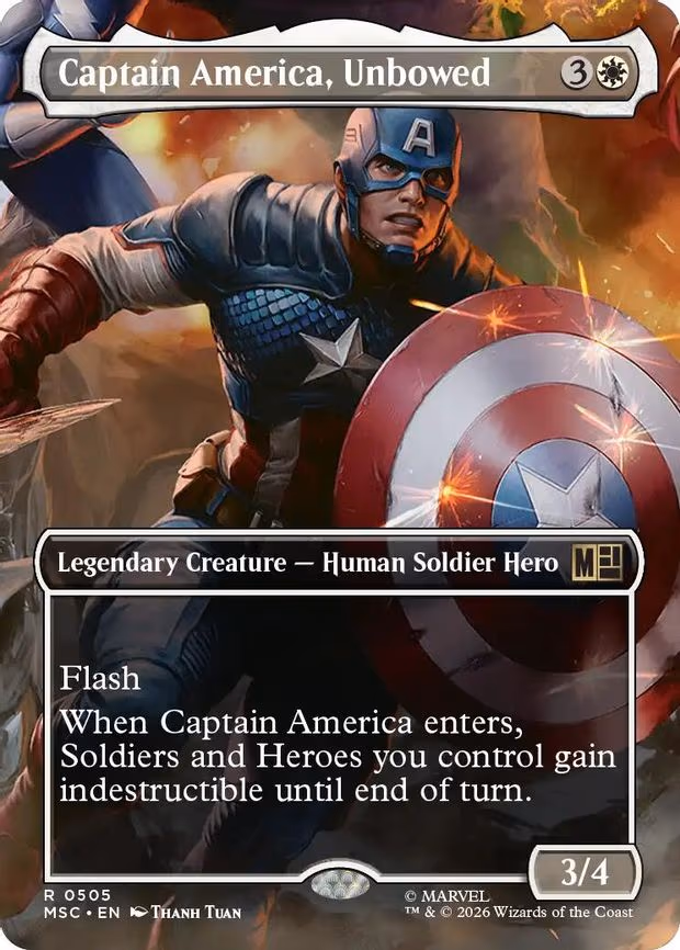 Captain America, Unbowed - R (505)